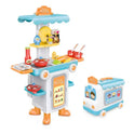 Ice Cream And Kitchen Bus 2 In 1 Playset For Kids