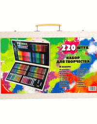 Drawing Sketching Coloured Pencil Art Set 220 Pcs
