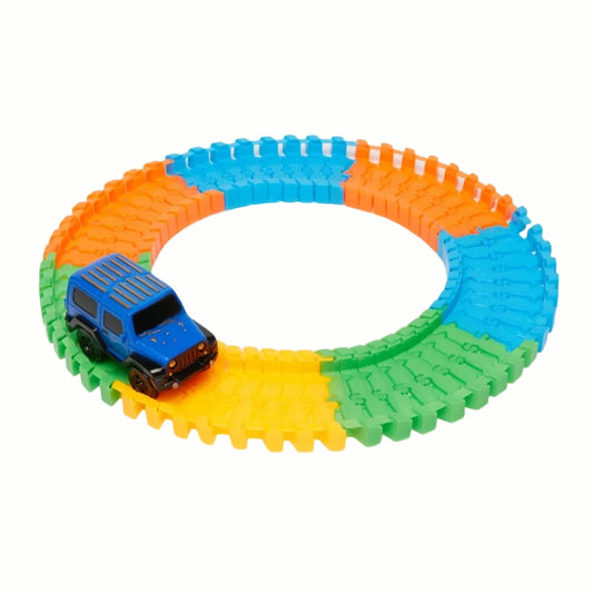 Racing Sport 56-Piece Toy Car With Track