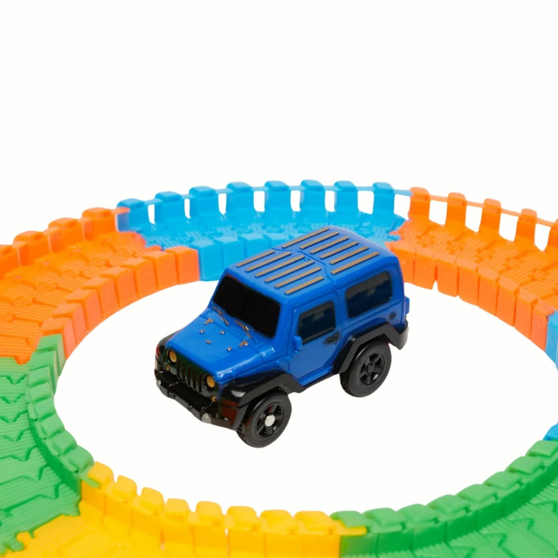 Racing Sport 56-Piece Toy Car With Track