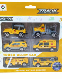 Die-Cast Cars Metal Playset Truck Toys Pack Of 6 Pcs
