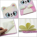 Kitty Cute Plushy Note Book