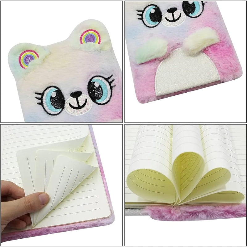 Kitty Cute Plushy Note Book (Deal)