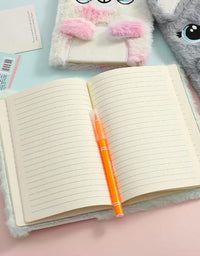 Kitty Cute Plushy Note Book
