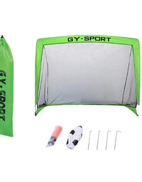 GY Sport - Foldable Soccer Playing Goal Net Set For Kids
