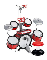 Jazz Drum With Microphone, Music Stand, Multifunction Keyboard and DJ Kit For Kids
