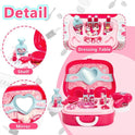 Fashion Makeup Vanity Briefcase Set For Kids