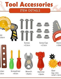 Engineering Tool Briefcase Toy Set For Kids
