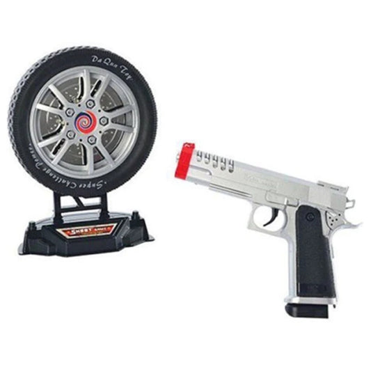 Sharp Shooter Toy Pistol With Target For Kids