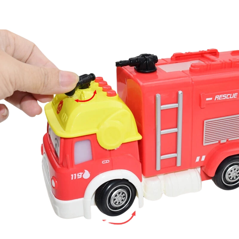 Electric Domino Engineering Rubbish Truck - 80 Pcs