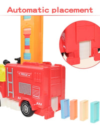 Electric Domino Engineering Rubbish Truck - 80 Pcs
