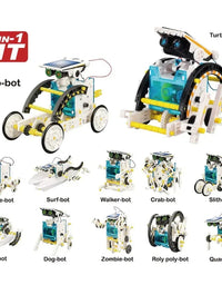 Lucky Doug 12-in-1 STEM Solar Robot Kit Toy For Kids
