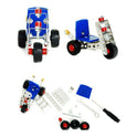 Alloy Construction Truck Building Blocks Playset (239 Pcs)