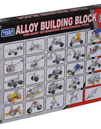 Alloy Construction Truck Building Blocks Playset (239 Pcs)
