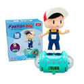 Musical Dancing Spinning Cartoon 360 Degree Rotating With Flashing Lights