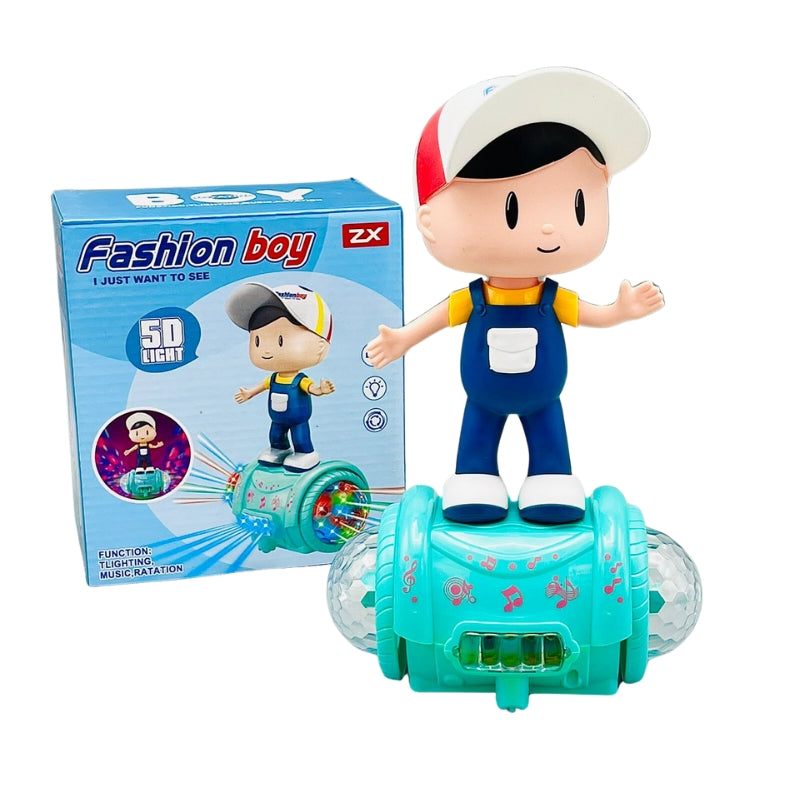 Musical Dancing Spinning Cartoon 360 Degree Rotating With Flashing Lights