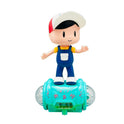 Musical Dancing Spinning Cartoon 360 Degree Rotating With Flashing Lights