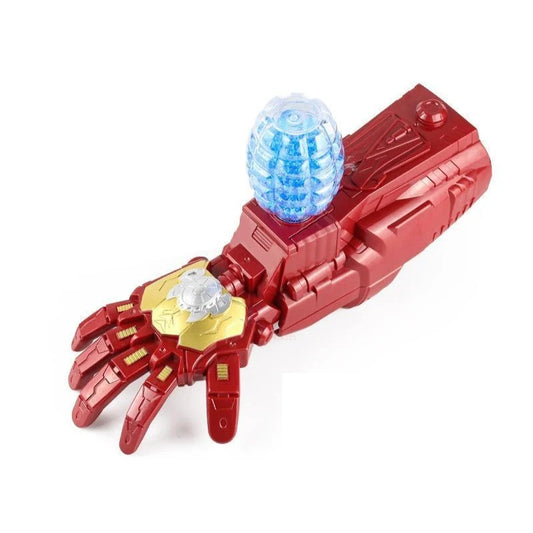 Electric Iron Man Arm Repeater Water Bomb Launcher With USB Charging Cable