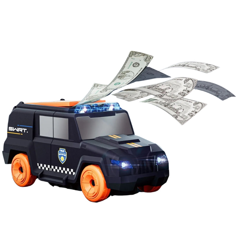 Super Cash Spew Money Police Car Toy For kids