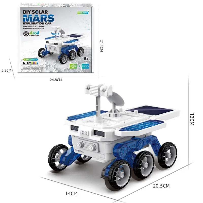 DIY Solar Mars Exploration Car For Early Education Toy For Kids