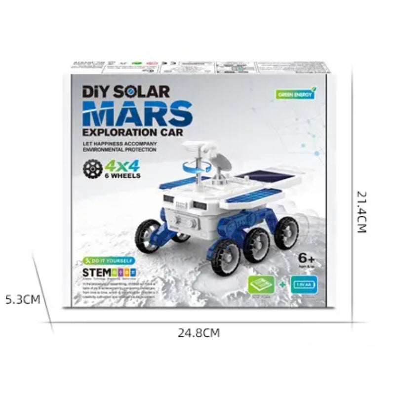 DIY Solar Mars Exploration Car For Early Education Toy For Kids