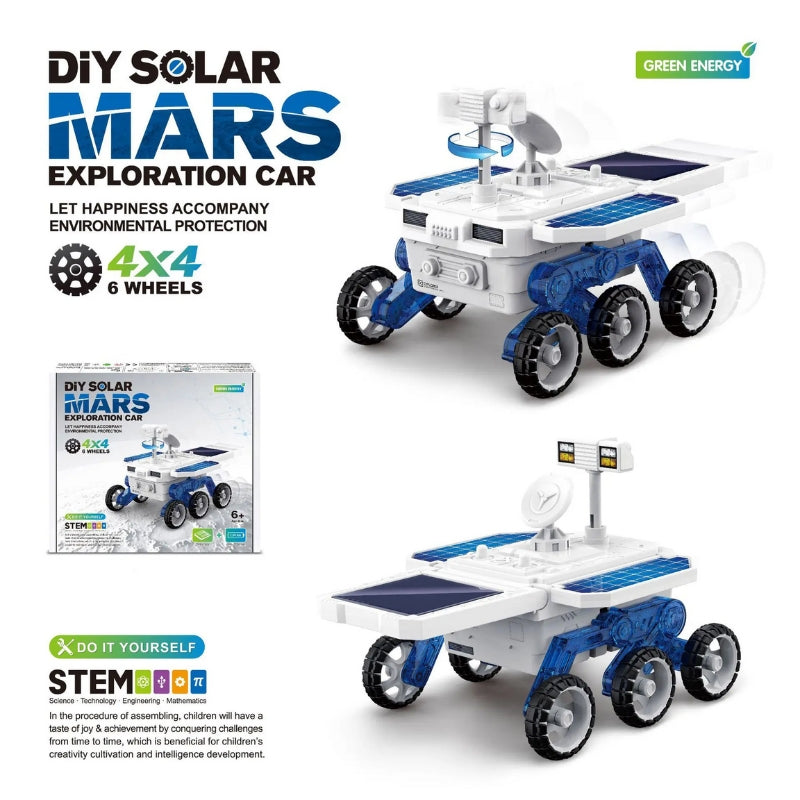 DIY Solar Mars Exploration Car For Early Education Toy For Kids