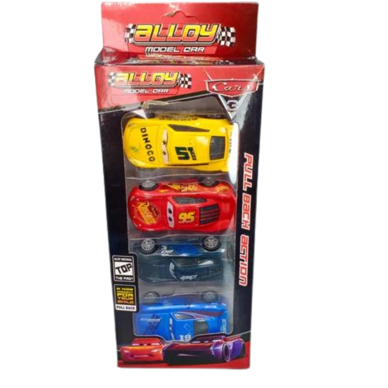 Alloy Die Cast Car Cartoon Model Set