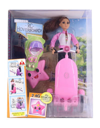 RC Hoverboard Fashion Doll Scooter Toy For Girls
