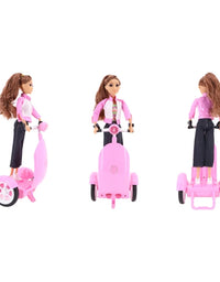 RC Hoverboard Fashion Doll Scooter Toy For Girls
