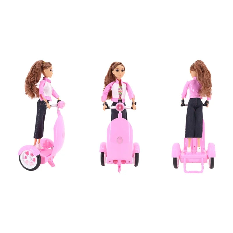 RC Hoverboard Fashion Doll Scooter Toy For Girls