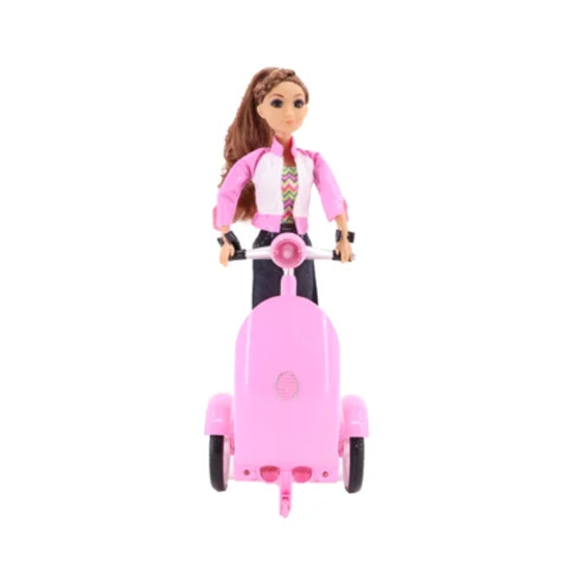 RC Hoverboard Fashion Doll Scooter Toy For Girls