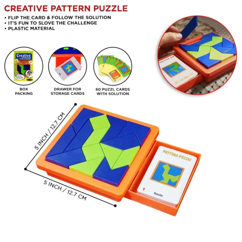 Creative Mind Pattern Puzzle Blocks Set