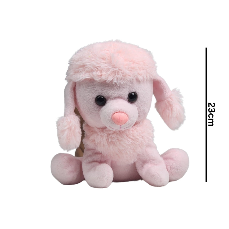 Cute Pink Plush Dog Toy For Kids 23Cm Premium Pre-Loved