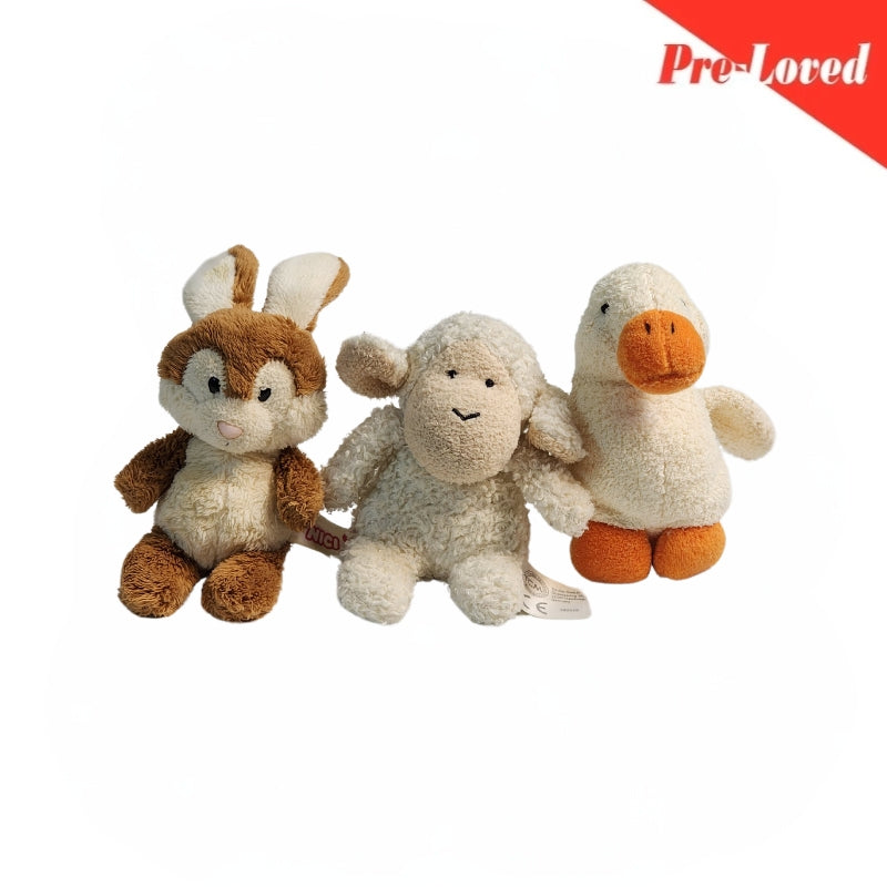 Rabbit/Sheep/Duck Stuff Toy For kids Pack of 3 Premium Pre-loved