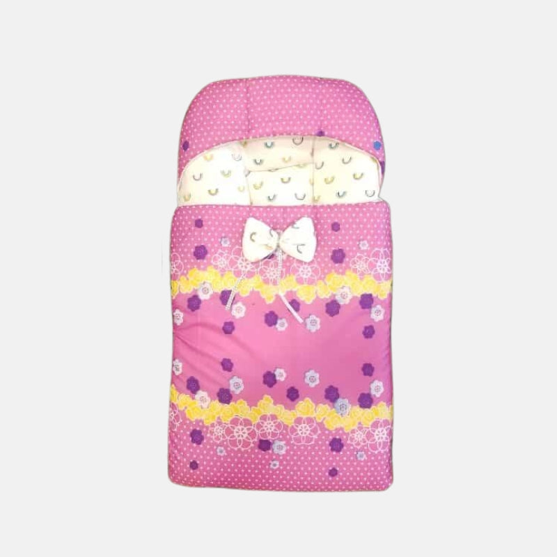 Cute Ribbon Design Carry Nest (Pink) (6394)