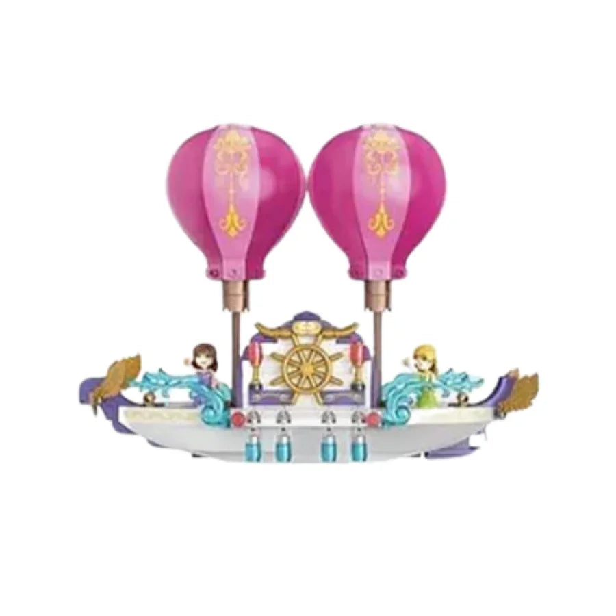 Cogo Fairy Girls Magic Cruise Ship Building Block Set
