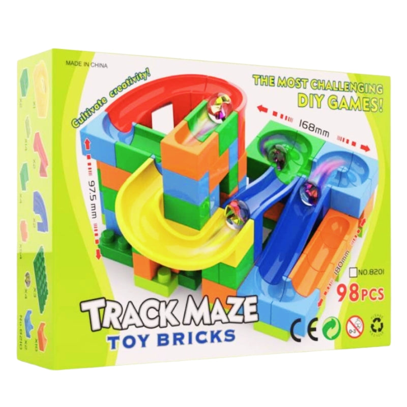 Creative Track Maze Brick Toy Set – Build, Solve & Explore for Endless Fun (98pcs)