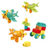 Air Racing 50-Piece Soft Building Blocks Set for Creative Building Fun