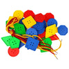 Educational Lacing Beads Set - Learn Shapes, Colors & Boost Motor Skills