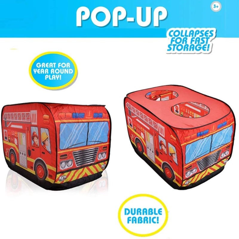 Fire Truck Adventure Tent for Kids - Spark Imaginative Play and Role-Playing Fun