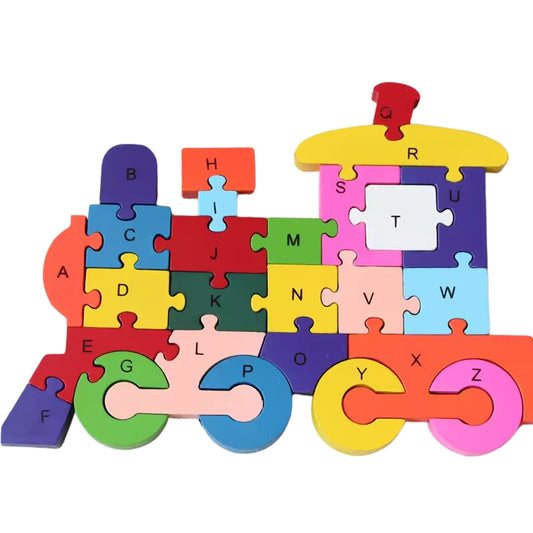 Creative 3D Wooden Train Puzzle – A Fun, Educational Journey for Kids