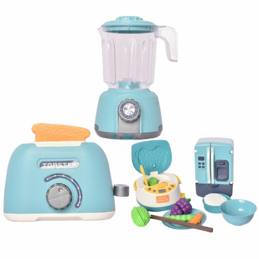 Blue Kitchenware Set – Complete Pretend Play Kitchen Set for Kids