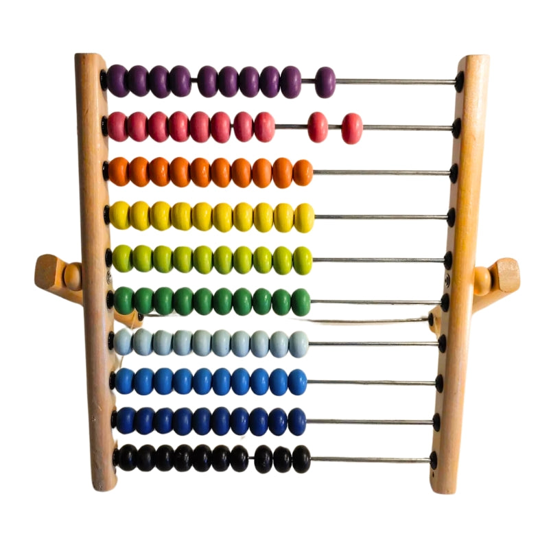 Classic Wooden Abacus – Fun & Educational Calculation Beads for Kids