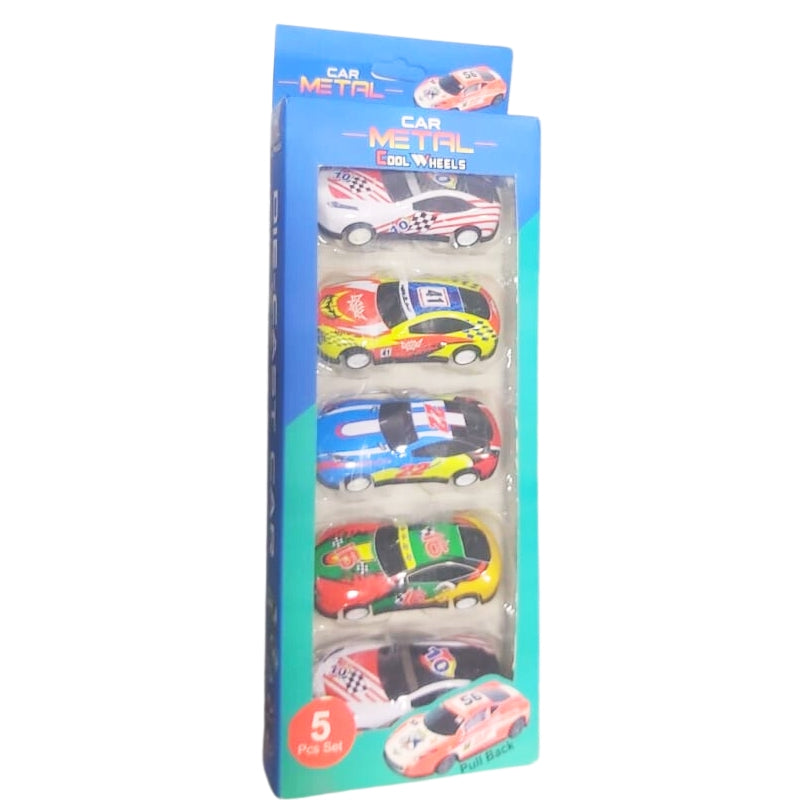 Cool Wheels Metal Die-Cast Car 5-Pcs Set – Speed, Style & Durability in Every Ride