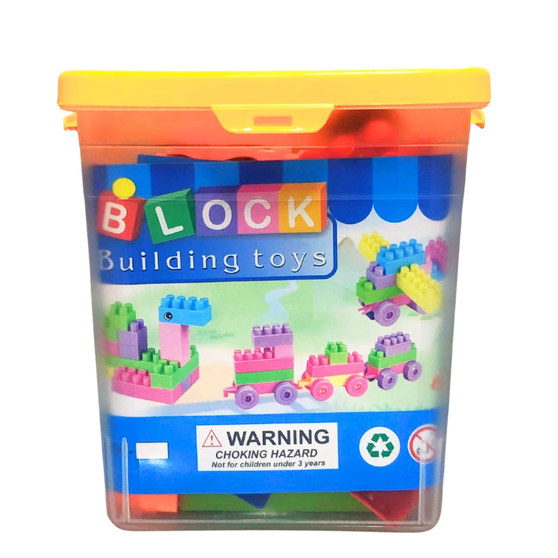 55-Pcs Building Blocks Bucket Toy Set – Endless Creative Fun & Learning Adventures