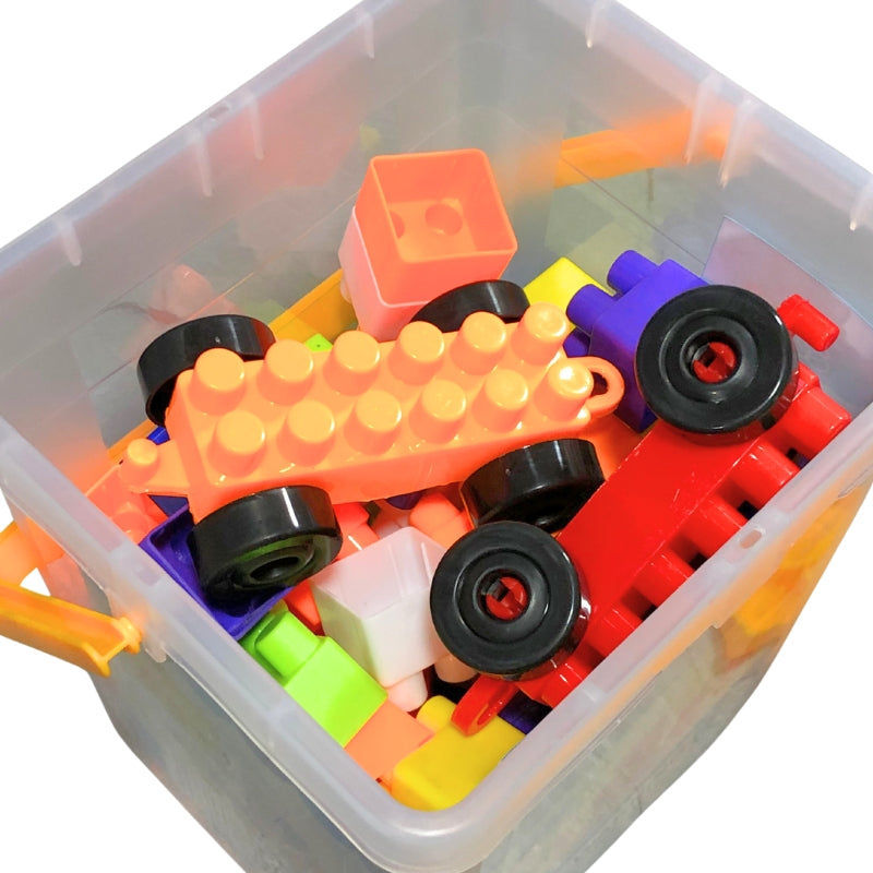 55-Pcs Building Blocks Bucket Toy Set – Endless Creative Fun & Learning Adventures