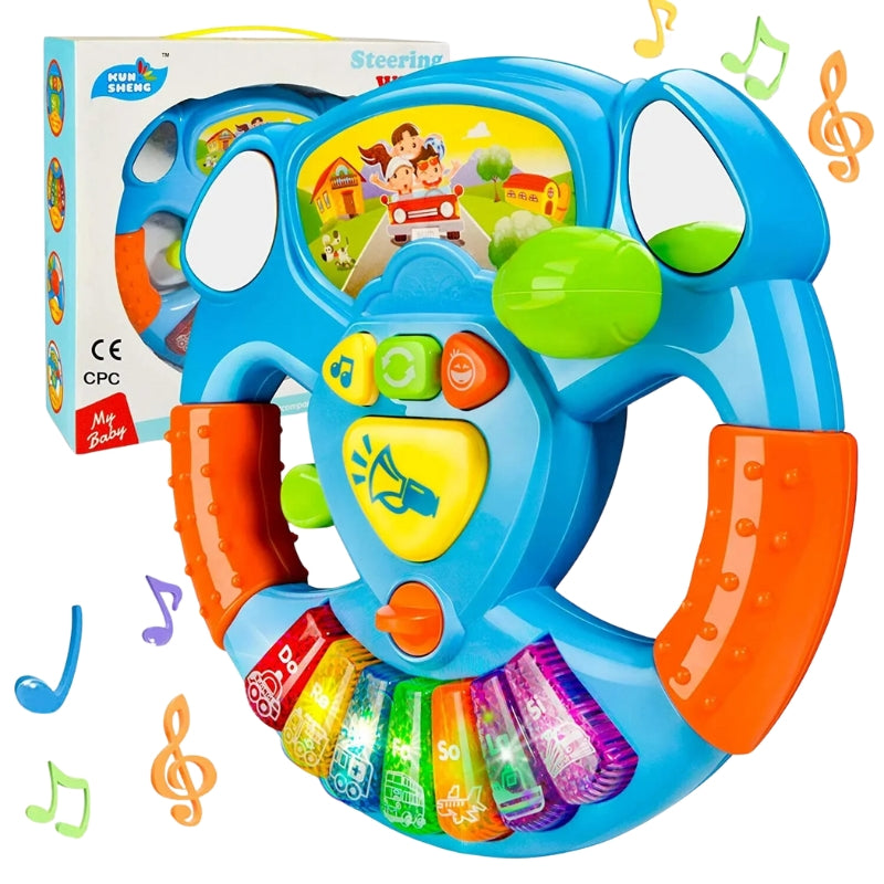 My Baby Steering Wheel – Music, Lights & Transport Fun for Little Drivers