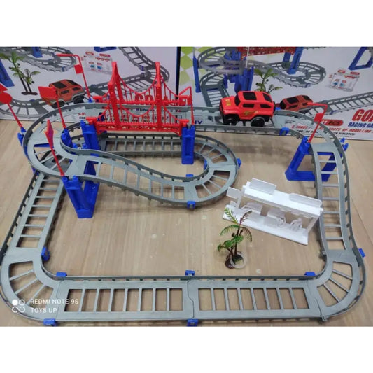 DIY Infinite Combinations Contest Track Racing Playset For Kids (41 pcs)