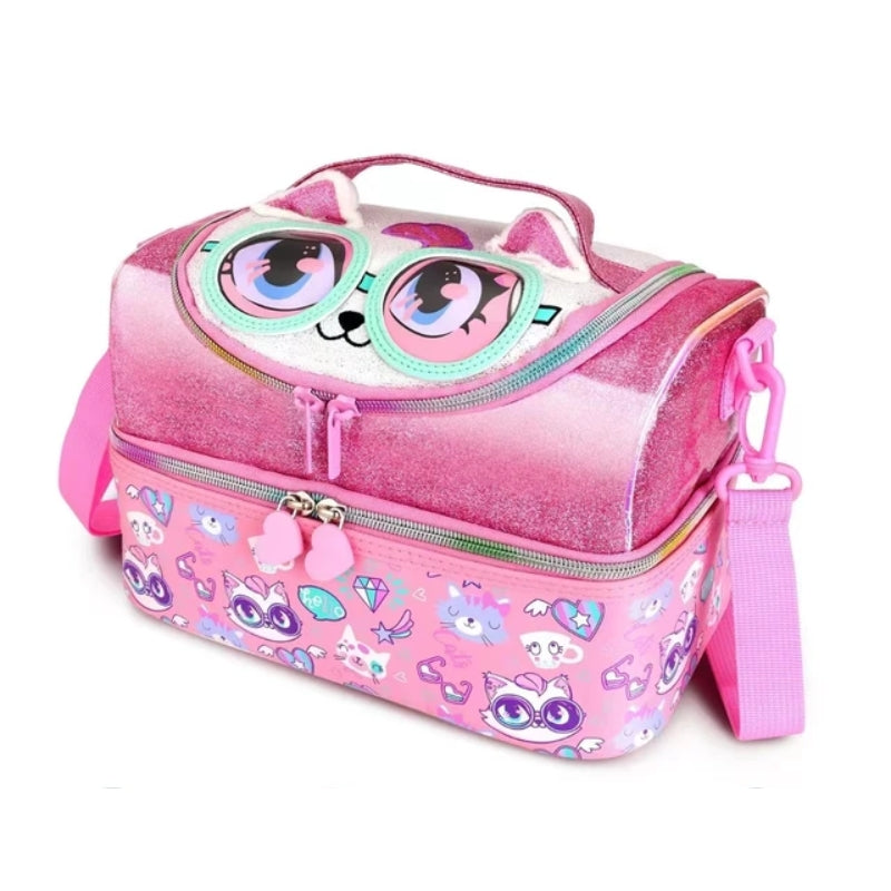 Kids Double Decker Lunch Bag,Insulated Lunch Box for Girls Boys,Lunch Bag Toddler Teen,School Daycare Cute Travel bags