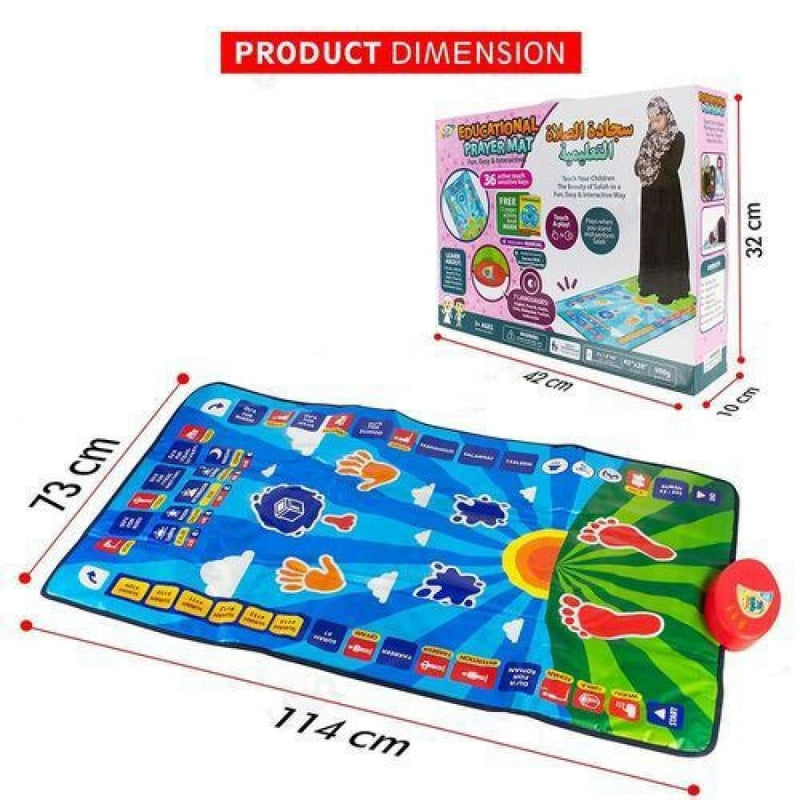 Educational Prayer Mat With Touch Keys For Kids